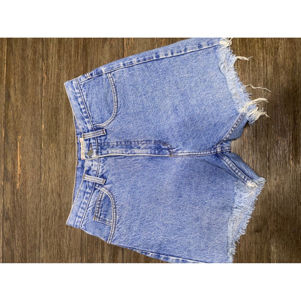Vintage Guess Jeans Georges Marciano Denim Cut Off Shorts Light Wash USA Made 32